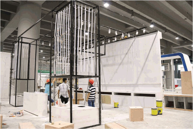 2019年國際大型展示展覽搭建現場